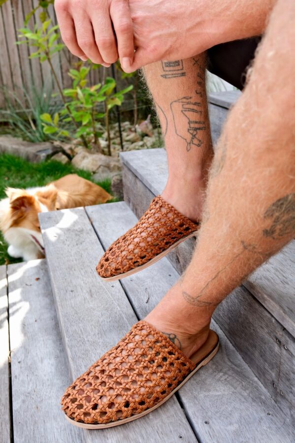 The Rosette for MEN Tan Leather - Image 6