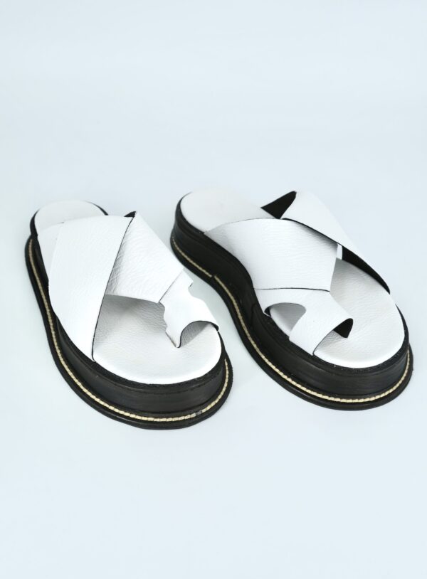 The Ethereal Platforms Black and White Leather - Image 3