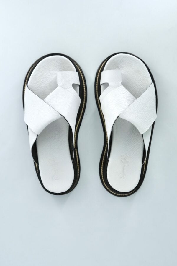 The Ethereal Platforms Black and White Leather - Image 4
