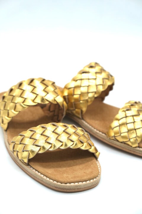 The Basque Slide Gold Sheepskin