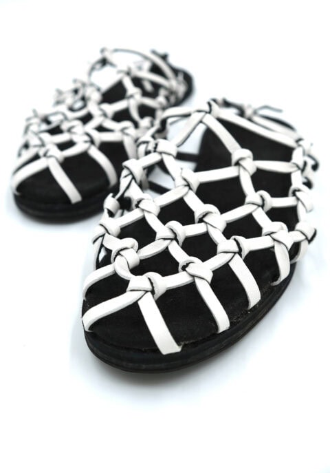 The Fisherman’s Wife Sandal White Sheepskin