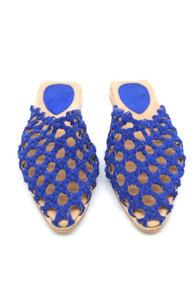 the french rosette mule handmade slides