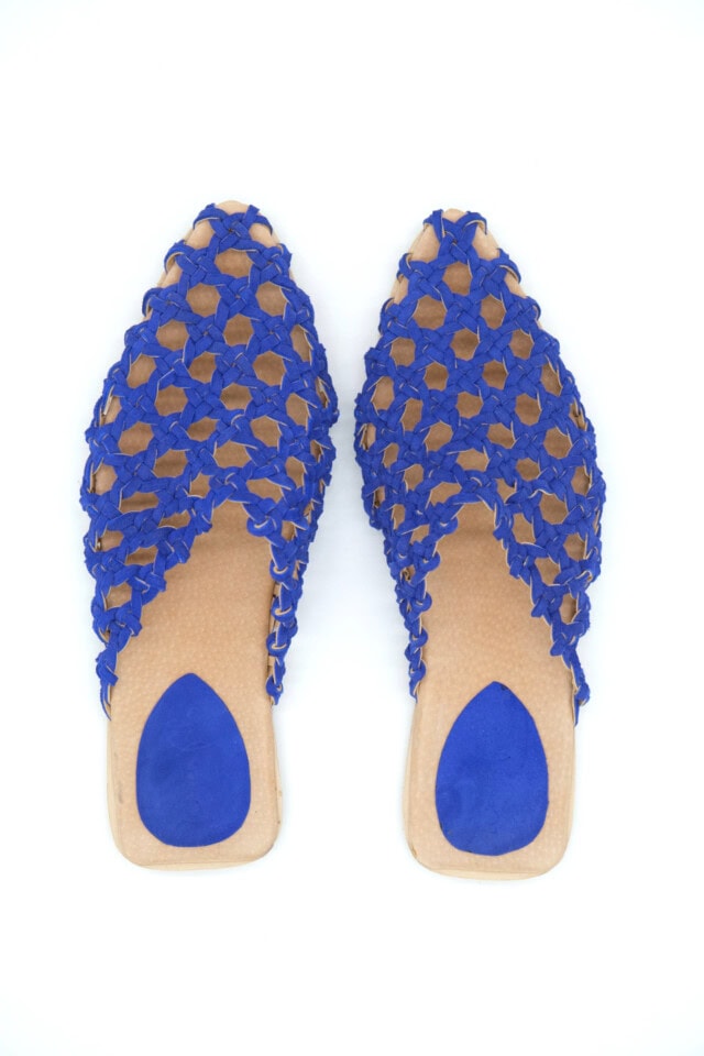 the french rosette mule handmade slides