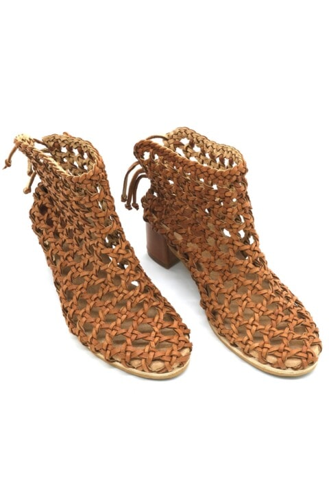 The French Rosette Mid-Heel Boot