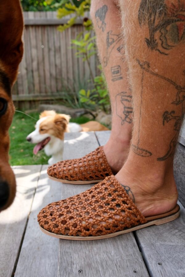 The Rosette for MEN Tan Leather - Image 4
