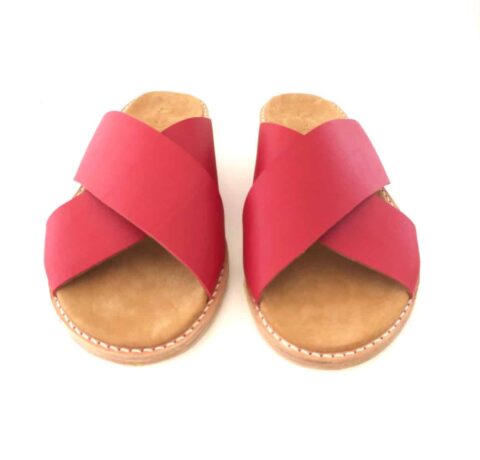 The Sorrento Red Leather