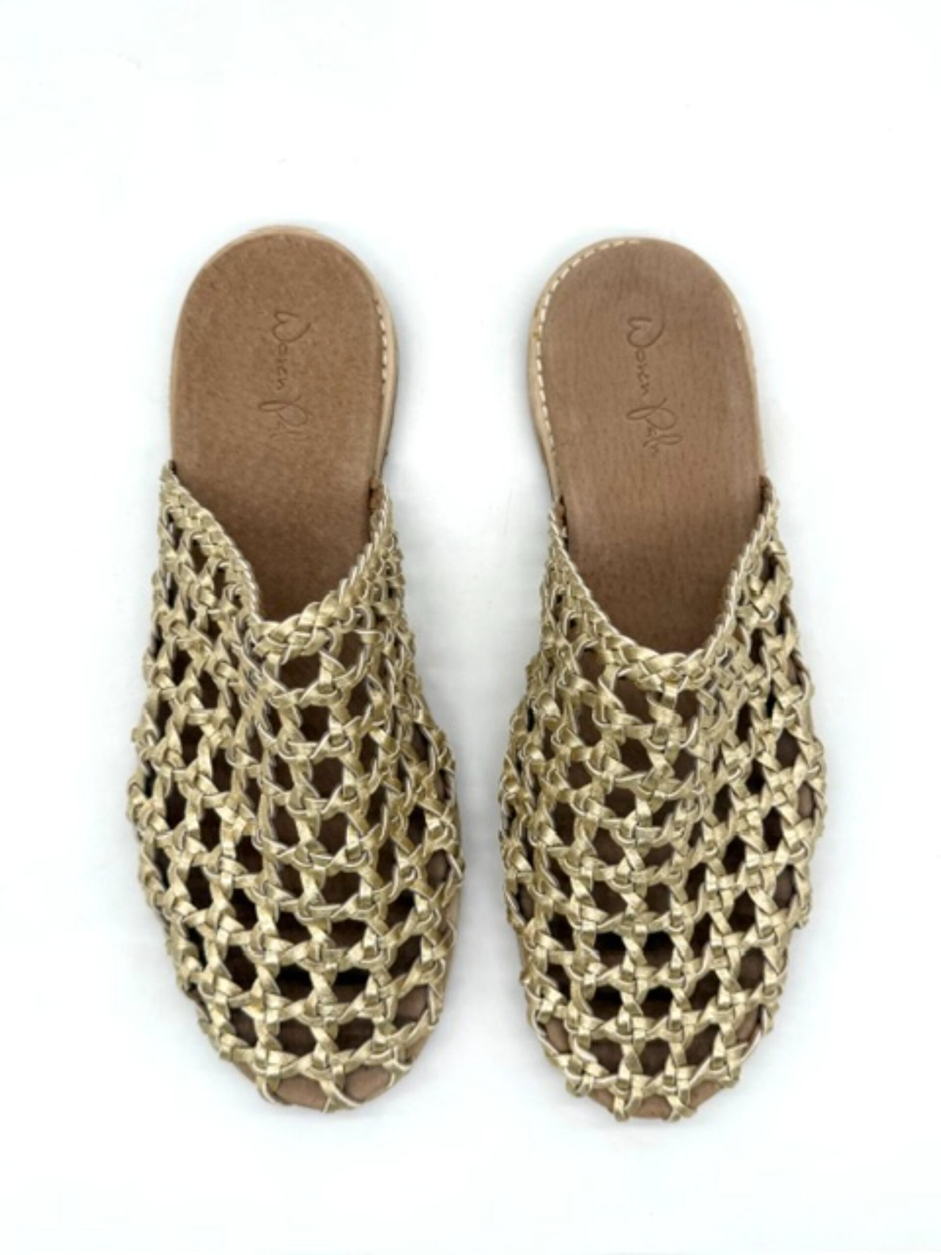 woven-palm-gold-sheepskin-woven-leather-rosette-mule