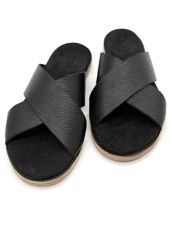 The Sorrento Black Leather