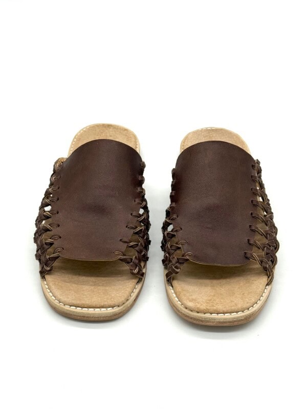 The Maison Slide Vintage Tan Leather - Image 2