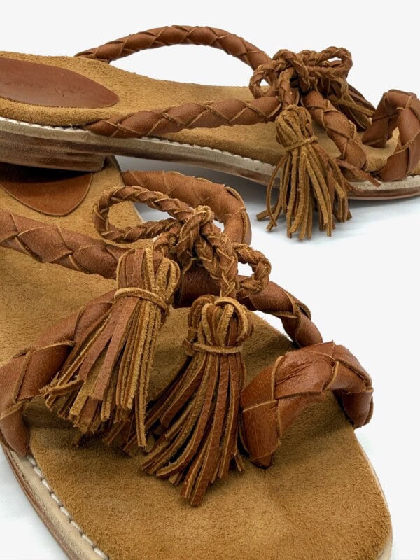 The Sofia Tan Sheepskin Leather - Image 5