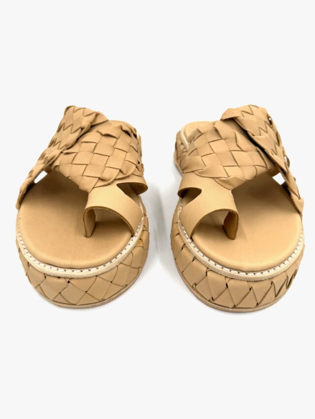 the woven ethereal platforms handmade shoes woven palm