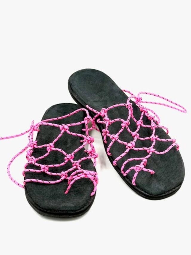 woven palm handmade shoes the paracord fisherman's wife sandals