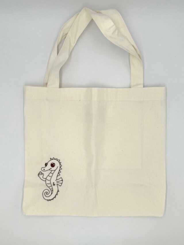 Woven Palm Sea Sass Tote Bag