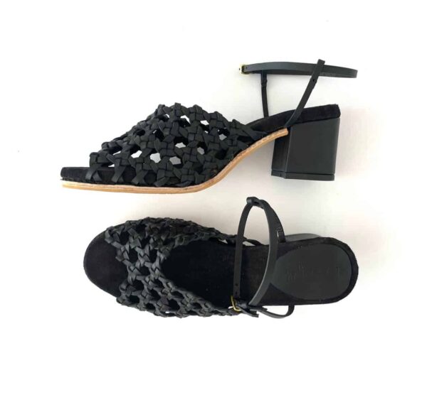 The French Rosette Mid-Heels Black - Image 6