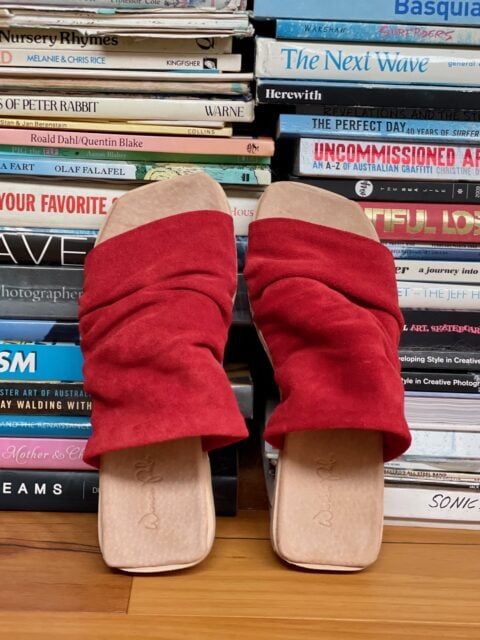 The Camille Red Suede