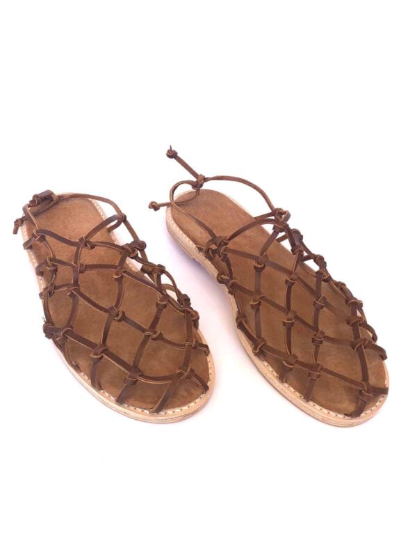The Fisherman's Wife Sandal Tan Leather - Image 4