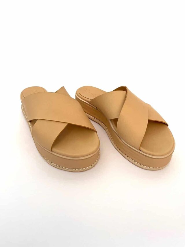 The Sorrento Platforms - Woven Palm