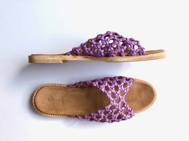 woven-palm-the-french-lavender-rosette-leather-slides