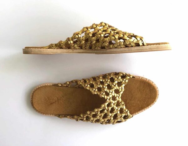 woven-palm-the-french-rosettes-gold-leather