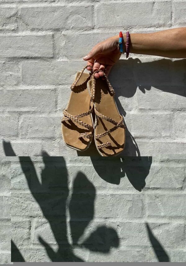 The Holiday Slide Nude Calf Leather - Image 7