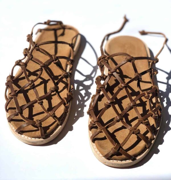 The Fisherman's Wife Sandal Tan Leather - Image 7