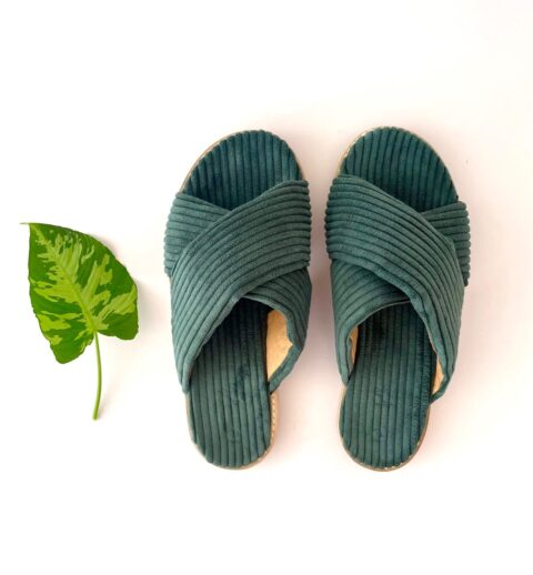 The Sorrento Forest Green Corduroy